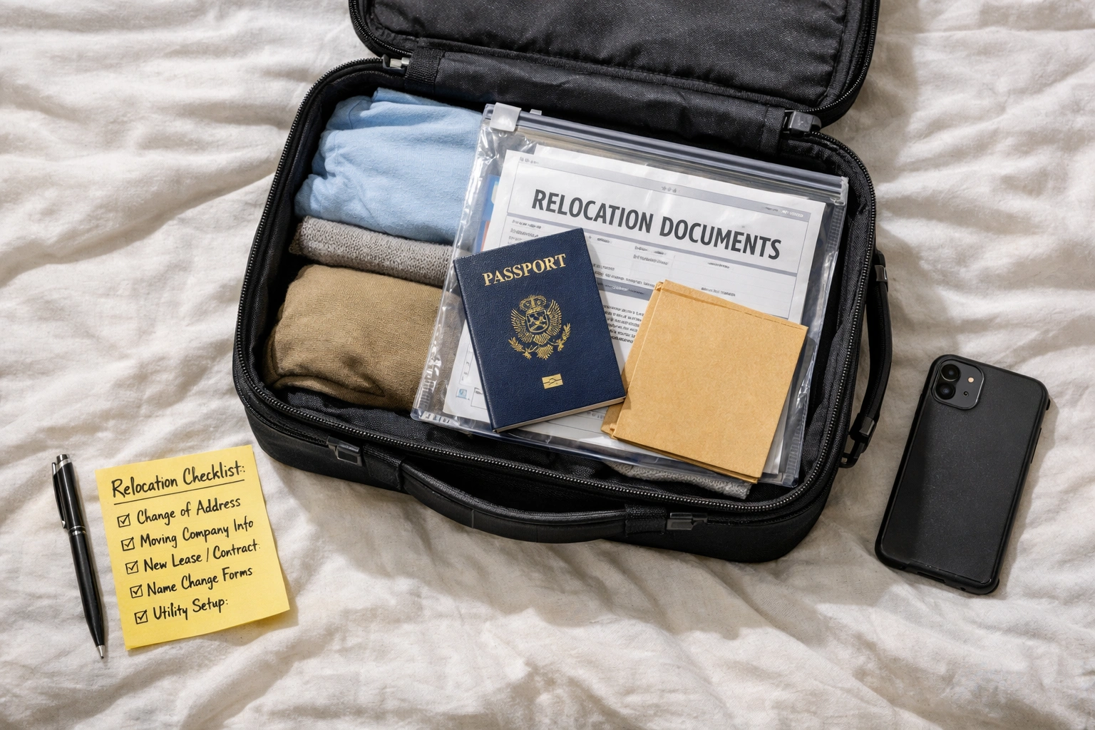 relocation paperwork checklist