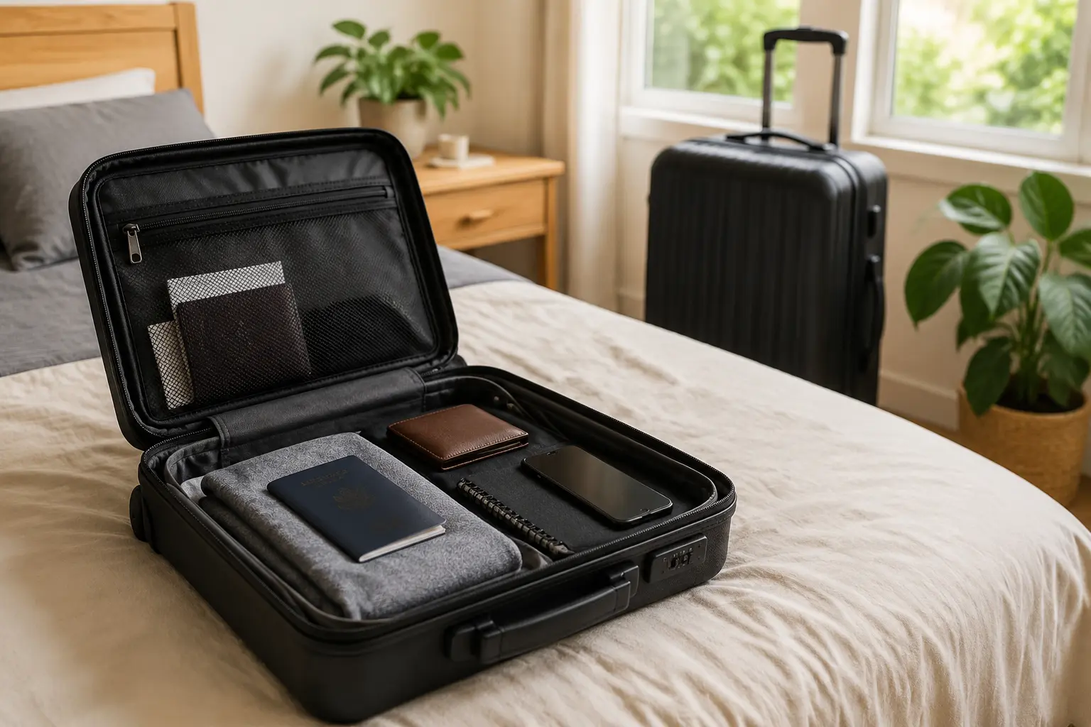 Carry-on bag with moving essentials